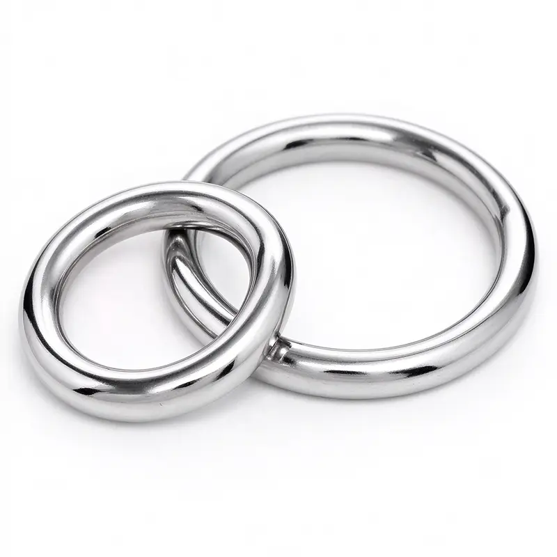 Rostfritt stål sömlös rund ring